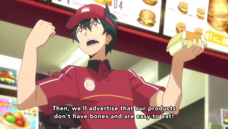 The Devil Is a Part-Timer!: I'm Lovin It. – Shallow Dives in Anime